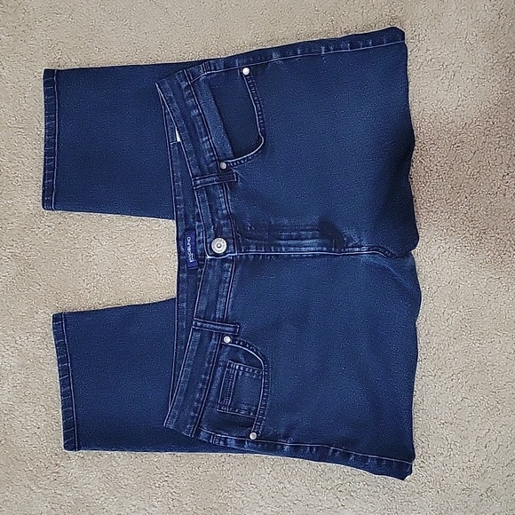 Dark Wash Denim Capris Bandolino 18 - Picture 2 of 4